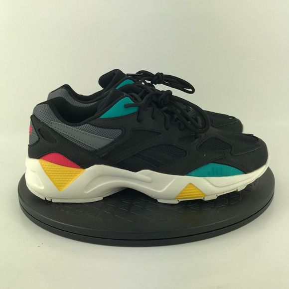 Reebok Classic Aztrek 96 Retro Running Shoes Black/Teal DV8528 Women's Size 7.5 - Picture 4 of 12